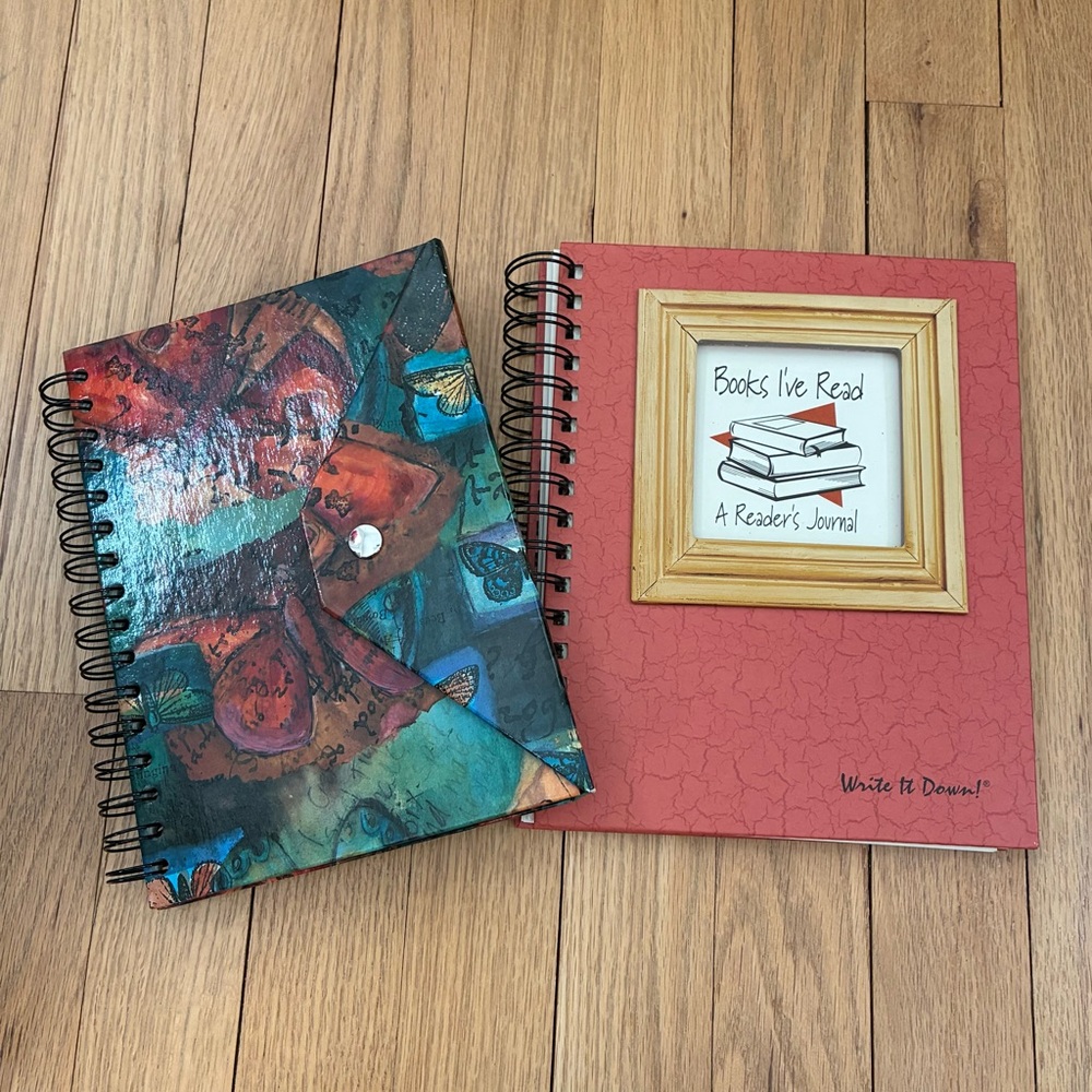 Spiral Journal Set: 2 spiral journal notebooks; Hardcover. Ruled pages